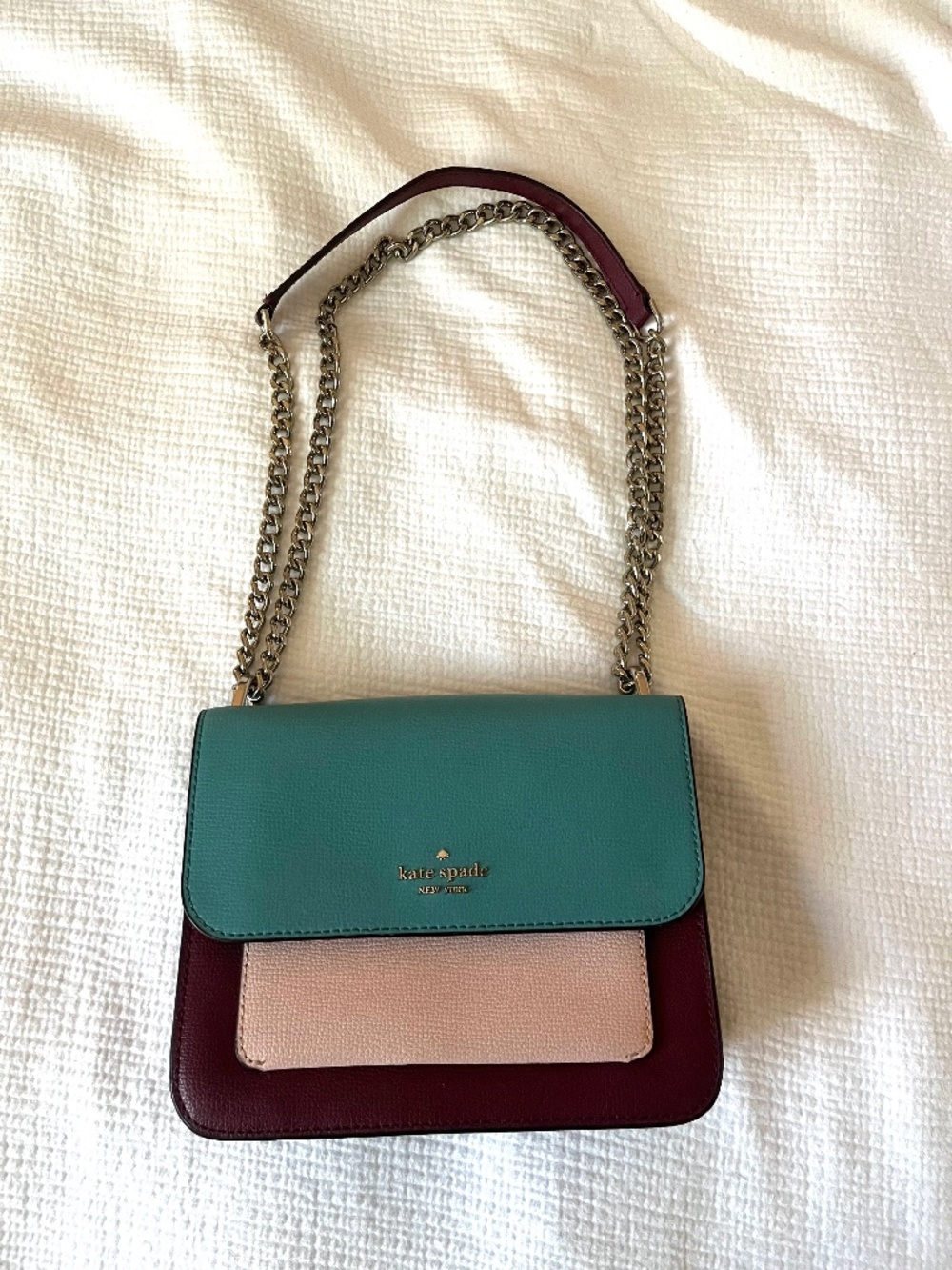 Kate Spade Colorblock Crossbody Flap Purse